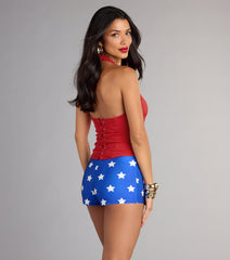 Hot Streak Lace Up Corset Top
