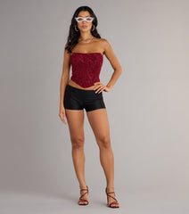 Sleek And Stunning Mid-Rise Hot Shorts