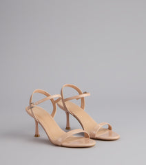 Sleek And Simple Patent Kitten Heels