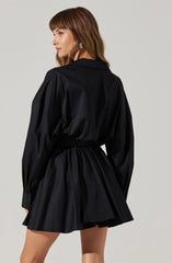 Winica Belted Mini Shirtdress