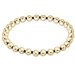 Gameday Hope Grateful 5mm Bead Bracelet - Onyx