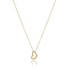 egirl 14" Necklace Gold - Love Small Gold Charm