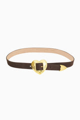 Streets Ahead Gold Heart Belt
