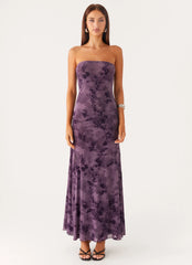 Alexandrite Midi Dress - Purple