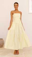 Lola Maxi Dress - Yellow