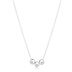 16" Necklace Sterling - Joy 6mm Sterling