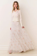 Lomani Secret Crush Tulle Maxi Skirt