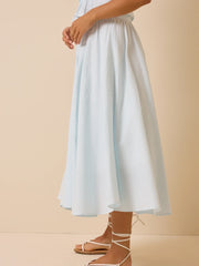 Matilda Stripe Midi Skirt