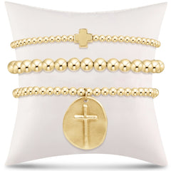 enewton Extends - e's luxe go-to gift stack - gold