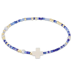 egirl Hope Unwritten Signature Cross Bracelet - Is A Smurf's Butt Blue?