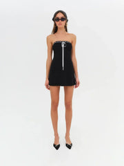 Mayfair Crochet Mini Dress