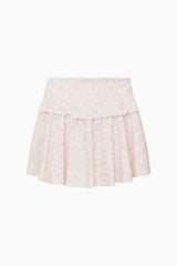 Vanina Bow Print Mini Active Skort