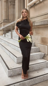 Harlowe Maxi Dress - Black
