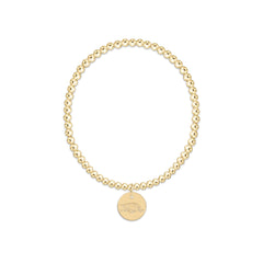 eCOLLEGIATE Classic Gold 3mm Bracelet - University of Arkansas