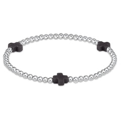 Signature Cross 3mm Sterling Bracelet