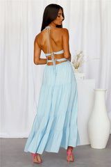 Girl Where Midi Dress Blue