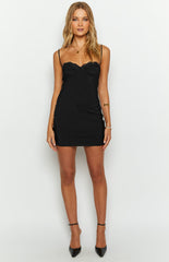 Cadence Black Mini Dress