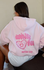 Sweet Sensations Oversized Hoodie Pink