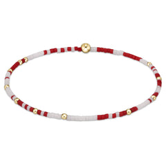 Gameday Hope Unwritten Bracelet - Crimson-White