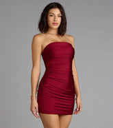 Instant Confidence Ruched Mini Tube Dress