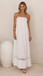 Sandra Maxi Dress - White