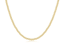 Choker Beaded - Classic Gold 3mm
