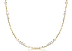 Choker Beaded - Hope Unwritten Pearl 4mm