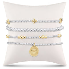 e's go-to gift stack - mixed metal small inspire love