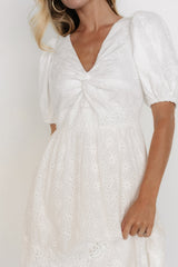 Jackie Eyelet Maxi Dress | Off White