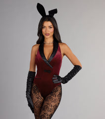Velvet After Dark Bunny Bodysuit