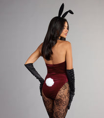Velvet After Dark Bunny Bodysuit