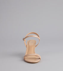 Sleek And Simple Patent Kitten Heels