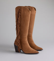 Fringe Worthy Cowboy Knee High Boots