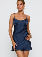 Clemence Mini Dress Navy