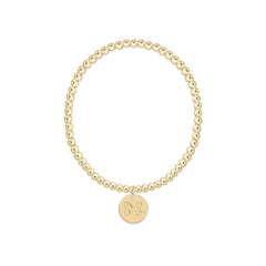 eCOLLEGIATE Classic Gold 3mm Bracelet - University of Michigan