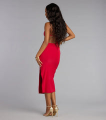 Dangerous Romance Chain Midi Dress