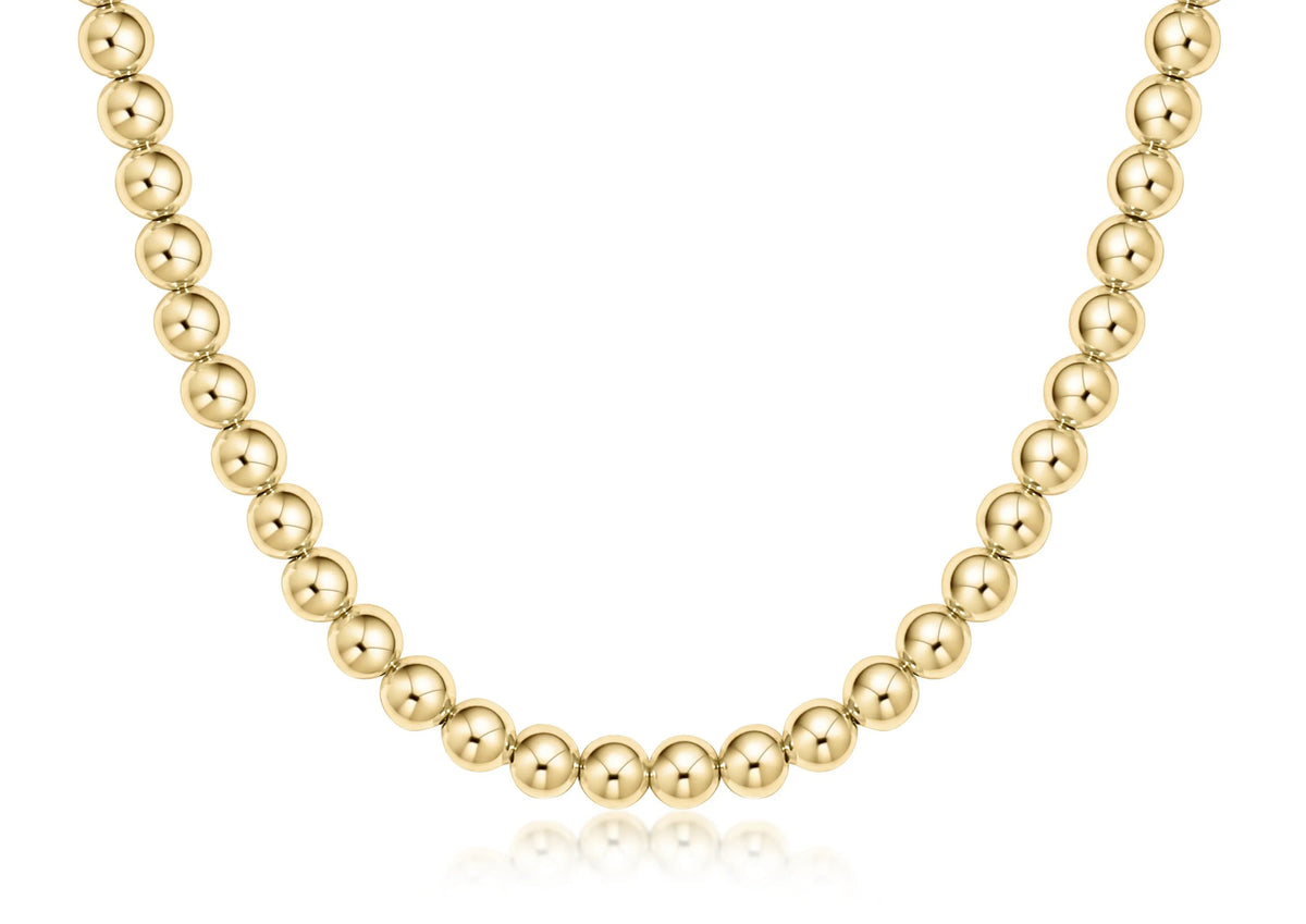 Choker Beaded - Classic Gold 6mm