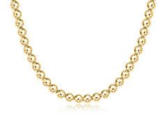 Choker Beaded - Classic Gold 6mm