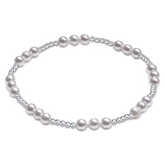 Joy Pearl 4mm Sterling Bracelet