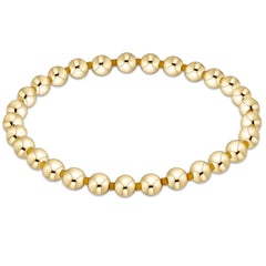 Gameday Hope Grateful 5mm Bead Bracelet - Golden Yellow