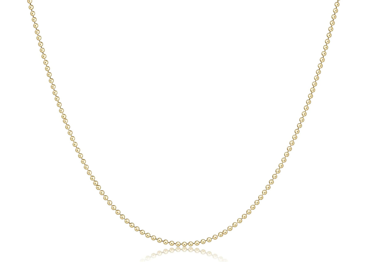 Choker Classic Beaded Chain - Gold