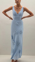Lavara Maxi Dress - Blue