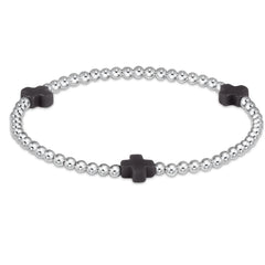 Signature Cross 3mm Sterling Bracelet