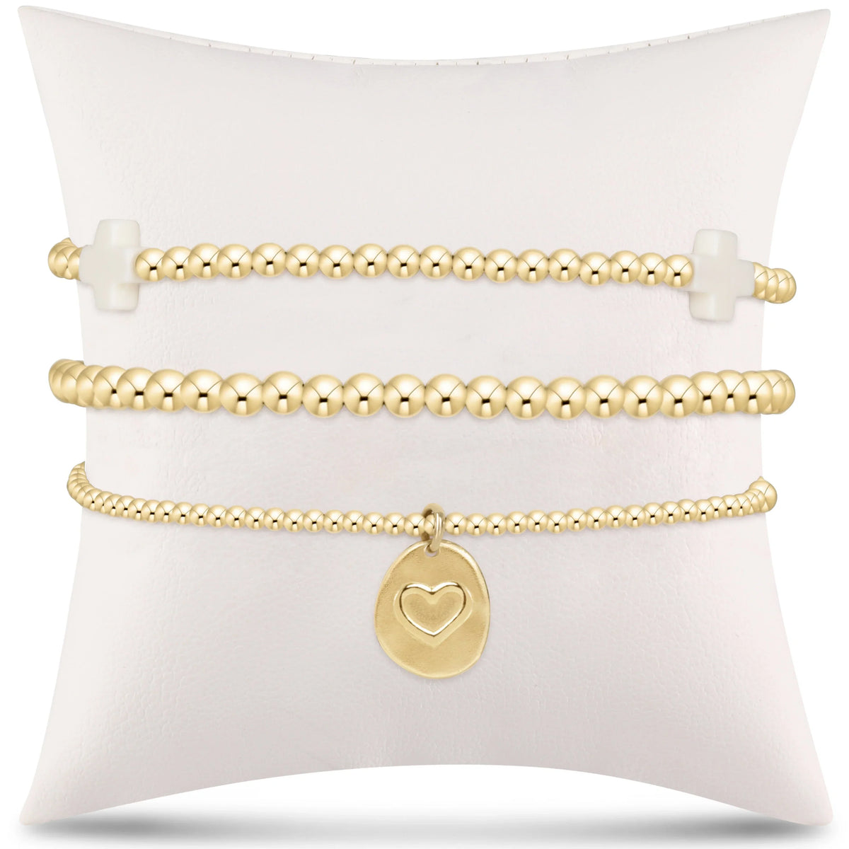 enewton Extends - e's go-to gift stack - off-white small inspire love