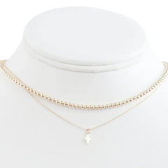 Choker Beaded - Classic Gold 3mm