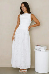 Soft Daydreams Maxi Dress White