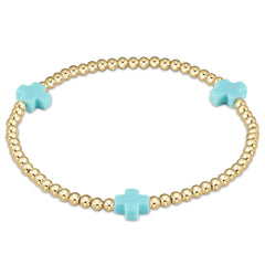 egirl Signature Cross 3mm Gold Bracelet