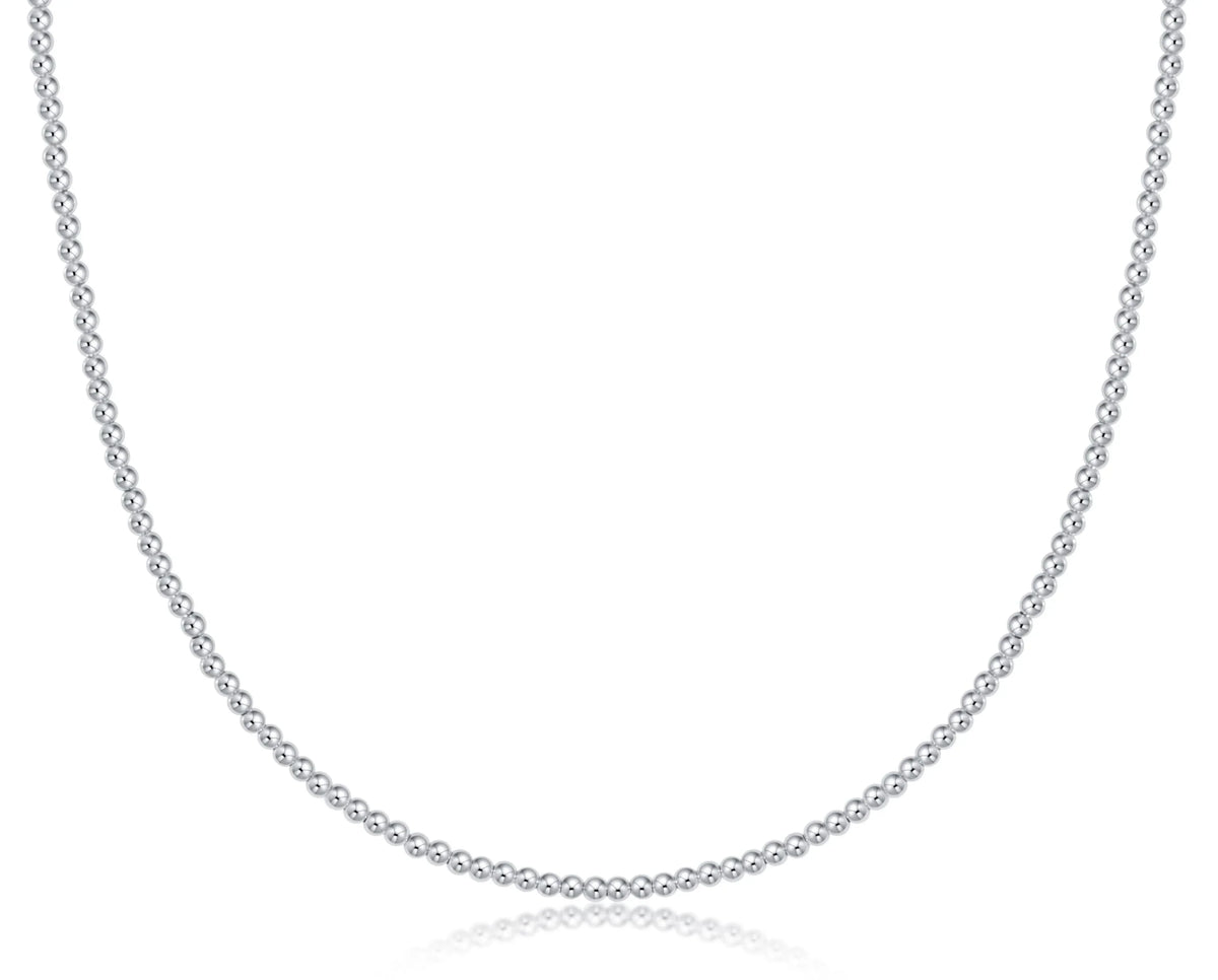 Choker Beaded - Classic Sterling 2mm