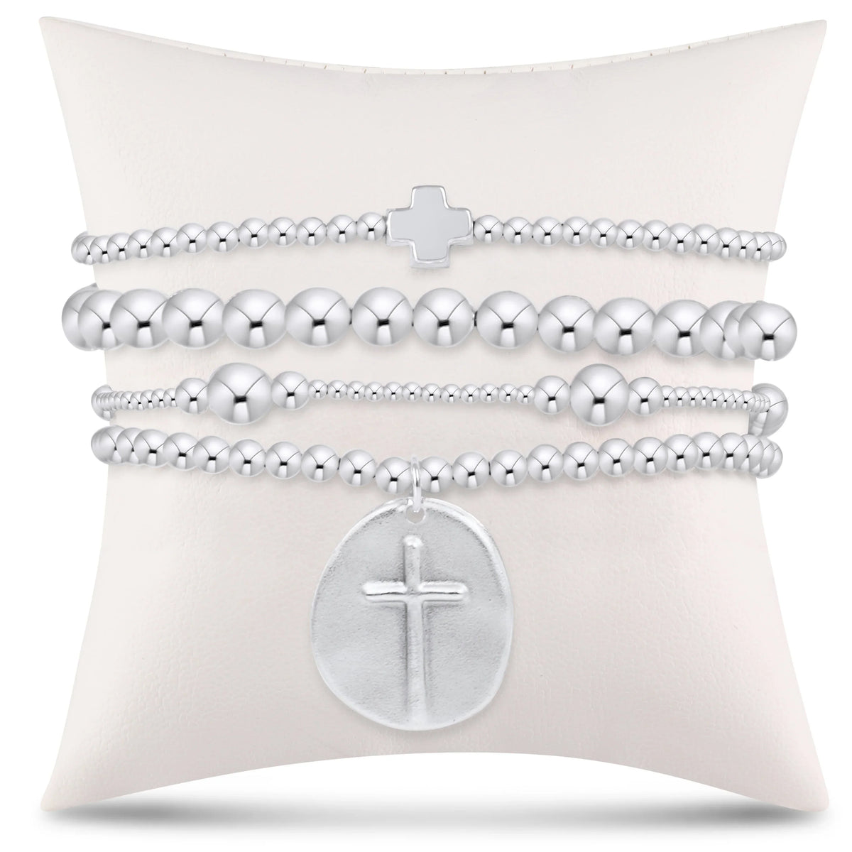 e's luxe go-to gift stack - sterling