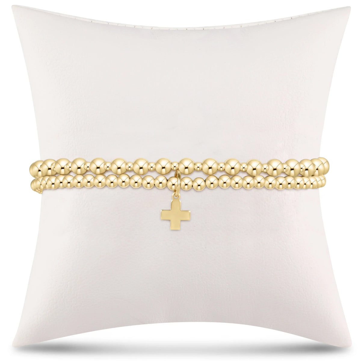 grateful for you gift stack - gold signature cross charm